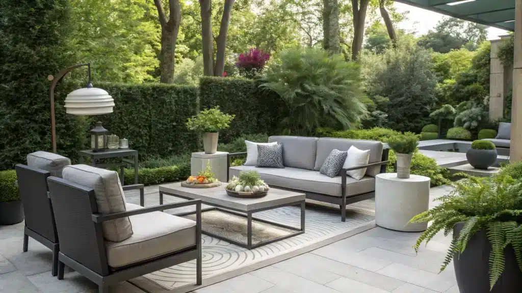 Mobilier jardin moderne